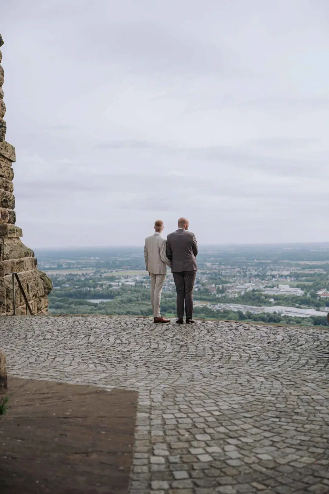 Jan & Chris, Am Kaiser-Wilhelm-Denkmal in Porta Westfalica