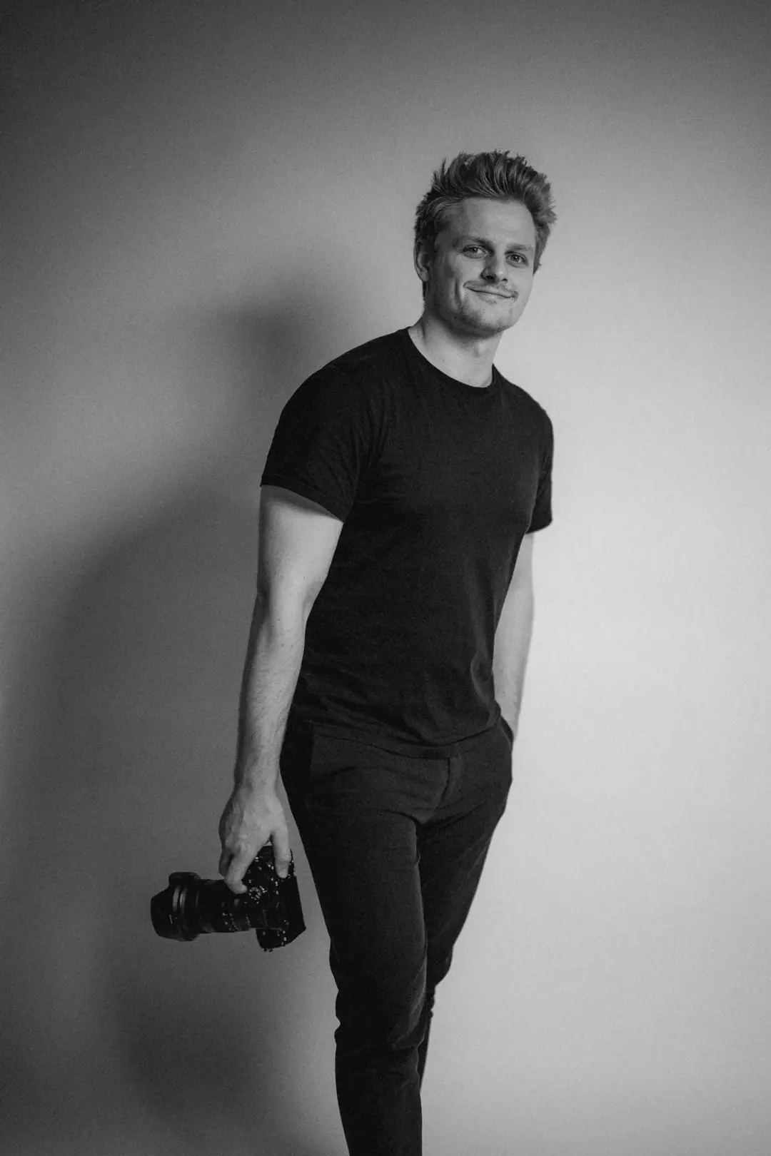 Alex Hartwig mit Kamera